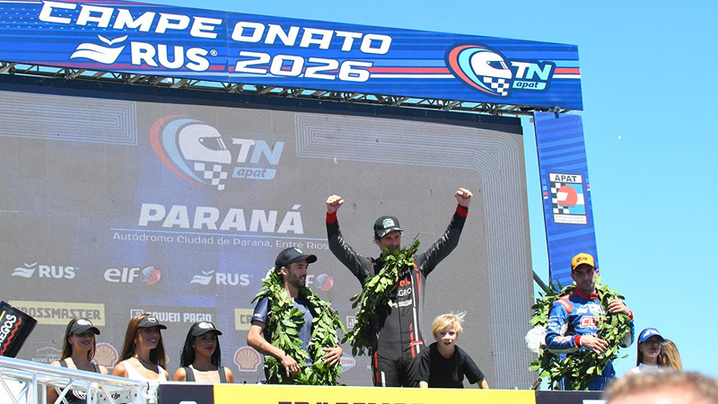 Alfonso Domenech fue el privilegiado con la punta del podio en la Clase 2 | Prensa TN APAT