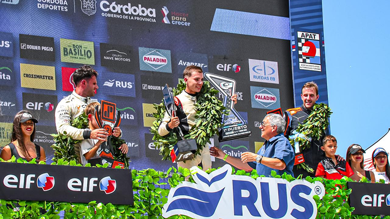 Tomás Vitar celebró su primera victoria en la Clase 2 y se retiró de Córdoba como el nuevo puntero del campeonato | Prensa TN APAT