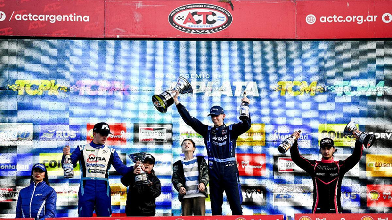 ​Thiago Falivene celebra su bautismo de triunfo en el TC Mouras | Prensa ACTC