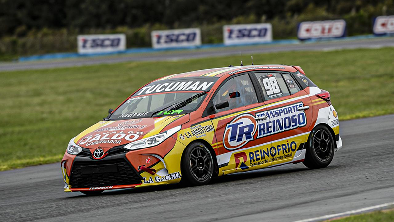 Braian Reinoso fue el más veloz en la previa de la clasificación y buscará su primera pole position en la Clase 2 del TN | Prensa TN Apat