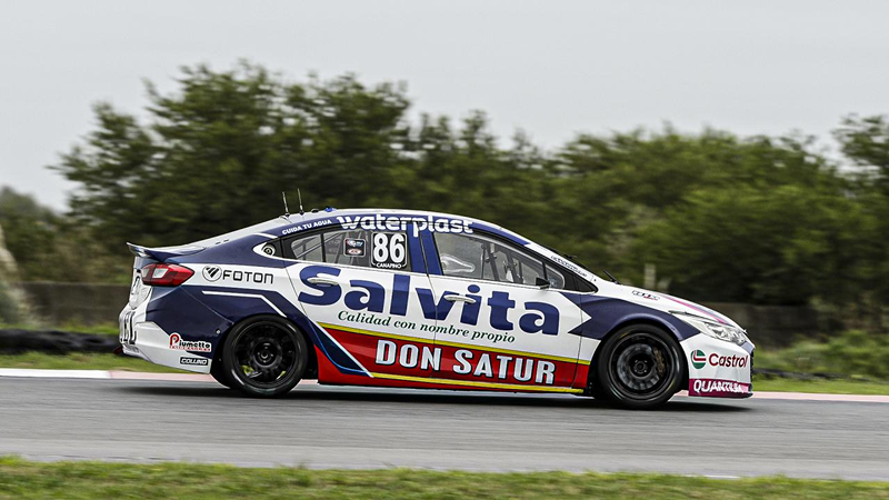Agustín Canapino fue la referencia de los entrenamientos en Rosario y se perfila como el máximo favorito para la pole position de la Clase 3 | Prensa TN Apat