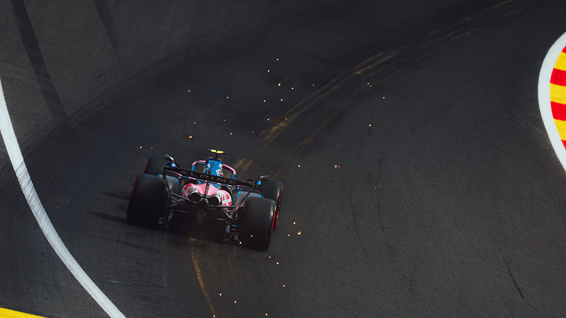 Franco Colapinto se enfrentó a la Qualy Sprint en Brasil