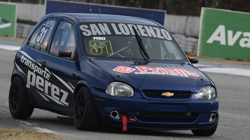 Maximiliano Pérez ratificó el gran nivel de su Chevrolet Corsa y festejó su primera pole position en el Turismo Pista | Prensa APTP