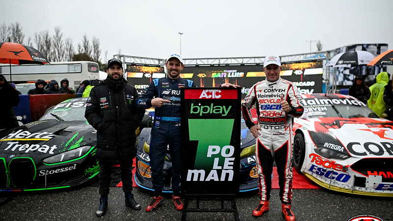 Di Palma se quedó con la pole position del Turismo Carretera lograda en el piso mojado de San Luis | Gentileza ACTC