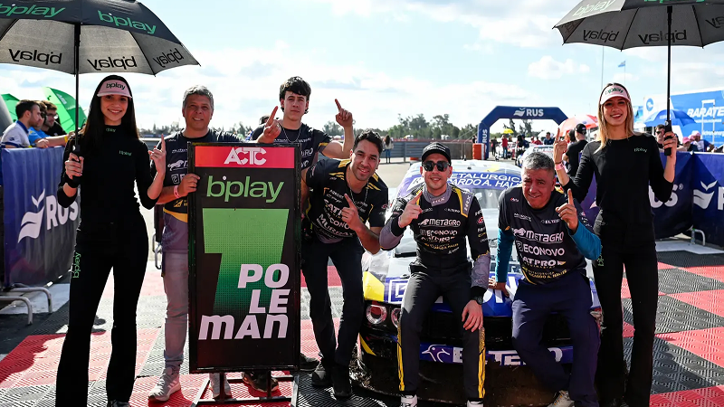 Eugenio Provens celebró su primera pole position en el TC Pista | Gentileza ACTC