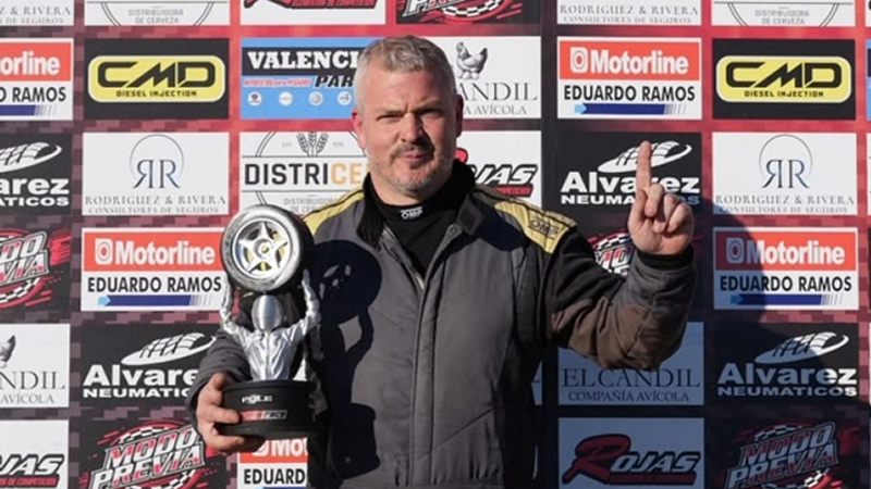 Pietranera transita la pista de 9 de Julio con la Dodge del José C. Paz Racing rumbo a la pole position de la Clase B | Gentileza Procar