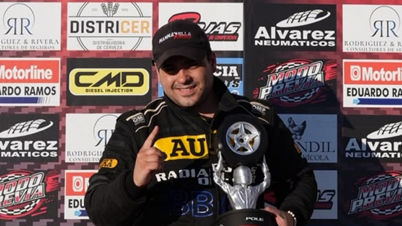 Alan Guevara transita el circuito de 9 de Julio tras adjudicarse la pole position del Procar 4000 Clase A | Gentileza Procar