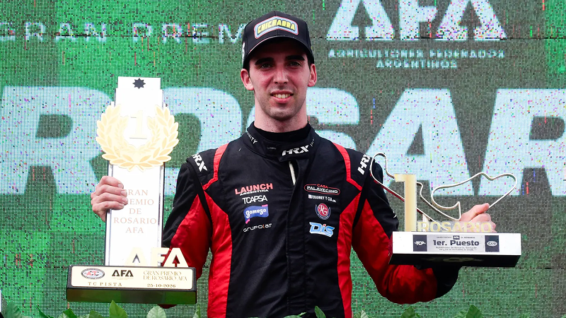 Juan Sebastián Gallo supo pilotar el Ford Mustang para guiarlo a victoria | Gentileza ACTC