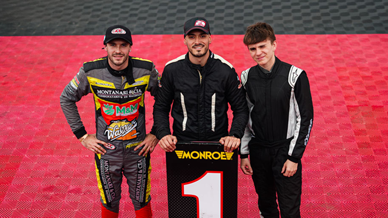 Joaquín Cortina, Santiago Possiel y Juan Perugini ocuparán las tres primeras posiciones de largada en la final de la novena fevha del Turismo Pista Clase 1 | Gentileza Turismo Pista