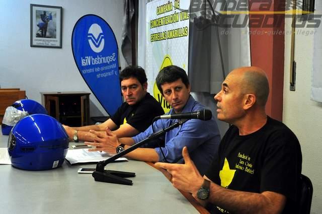 En un acto encabezado por el olavarriense Gonzalo Bagú, más de cien motondados de nuestra ciudad recibieron este viernes los cascos.