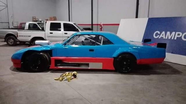 La nueva Dodge del TSS, que pondrá en pista Pedro E. Campoy en Nueve de Julio.