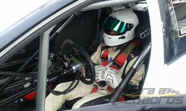 Agustín Herrera ya probó un Fiat Línea del equipo Pro Racing.