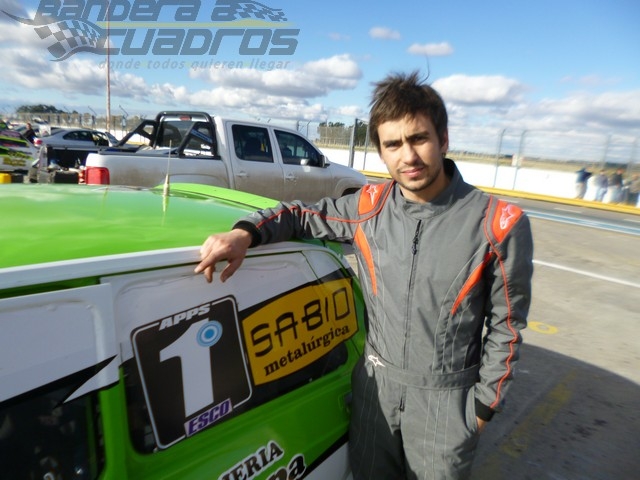 El campeón Guido Vernice probó varios elementos de suspensión en su Fiat 128.