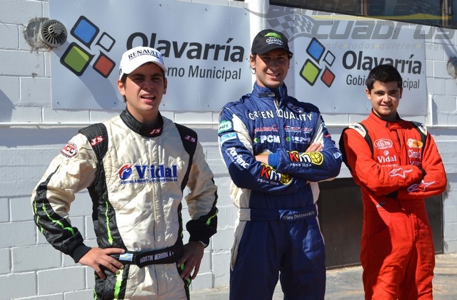 Los pilotos de Olavarría Herrera, Pezzucchi y Ciriolii.