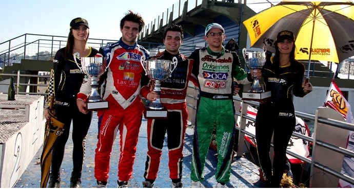 Los integrantes del podio son los primeros tres del campeonato.