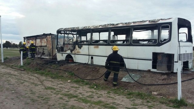 El estado en el que quedaron las cabinas en el predio.