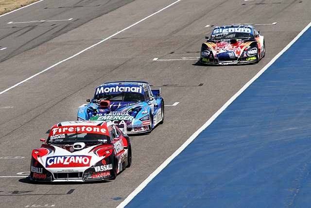 Rossi, Aventin y Ortelli. Los tres hablaron de las maniobras que dejó la 12ma. fecha de Turismo Carretera en San Luis.