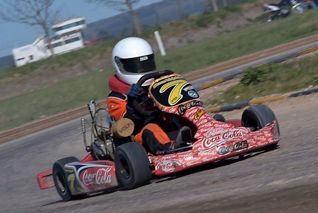 El pequeño Simón Volpi se quedó con el mejor tiempo en Escuela 50cc.