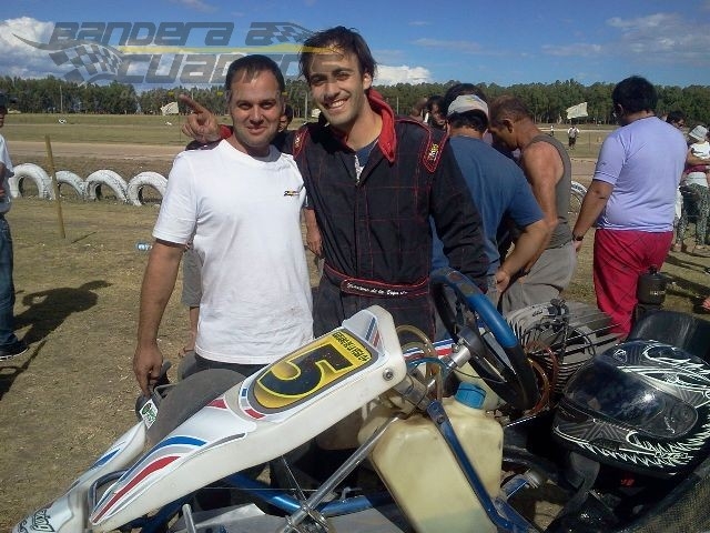 Mariano De la Vega ganó de punta a punta en Senior 125 cc.